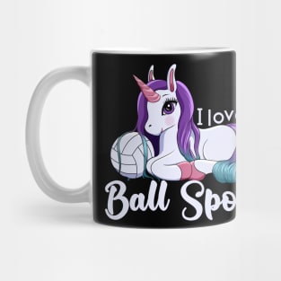 Unicorn with horn and ball Mug